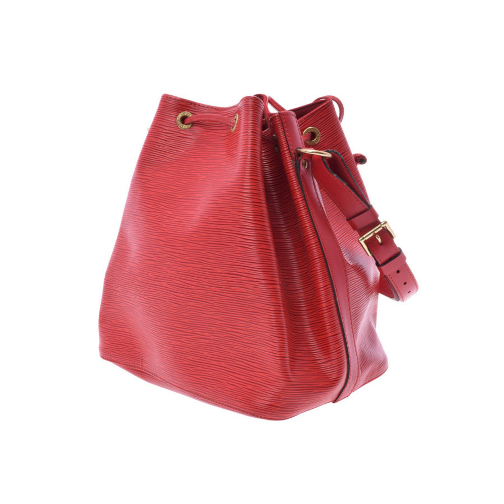 Louis Vuitton Noe leather Epi red bag